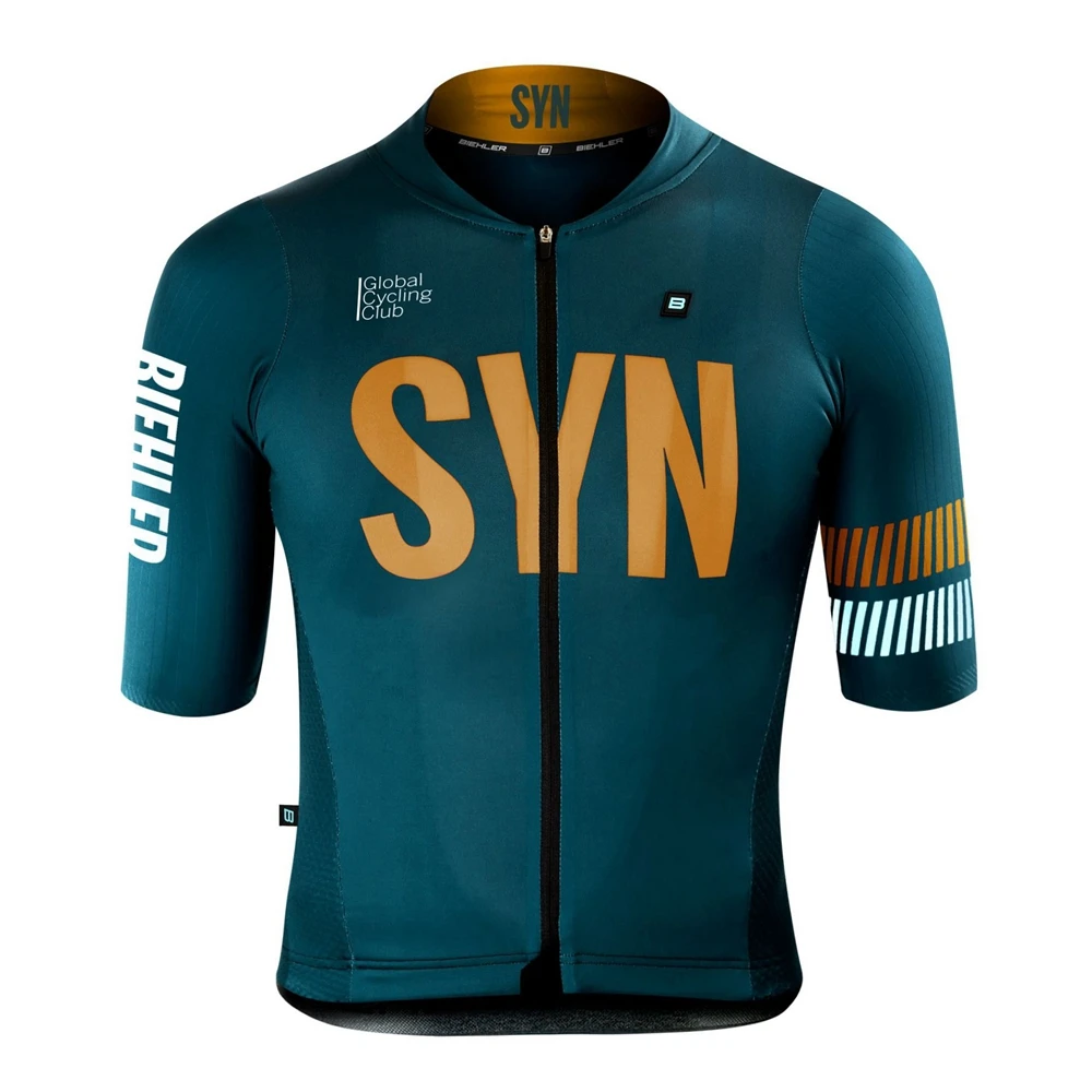Aviation material men's short-sleeved cycling jersey tops quick-drying breathable competition cycling jersey close fitting 2