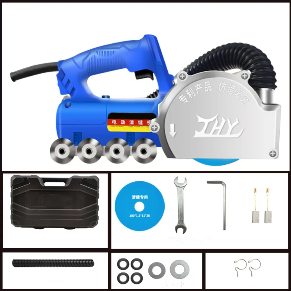 Electric Tile Gap Crevice Cleaning Machine Tile Joint Cleaner Floor
