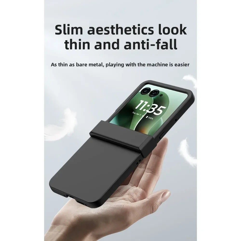 Colorful Skin Feel Protective Hard Shell Phone Case with Hinge Protection