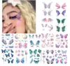 Flash Butterfly Temporary Tattoo Sticker Eye Face Makeup Decoration Flash Fairy Body Art Flash Butterfly Waterproof False Tattoo 3