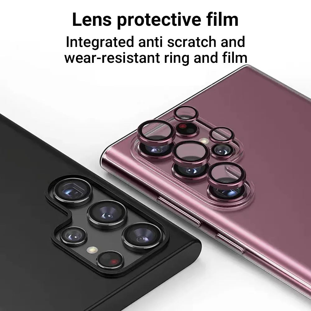 Premium Tempered Glass Camera Lens Protector - Enhanced Protection