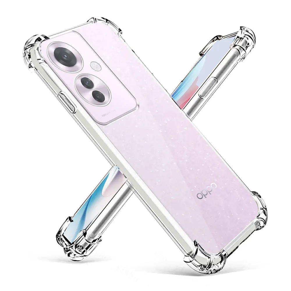 Transparent Shockproof Silicone Protective Case