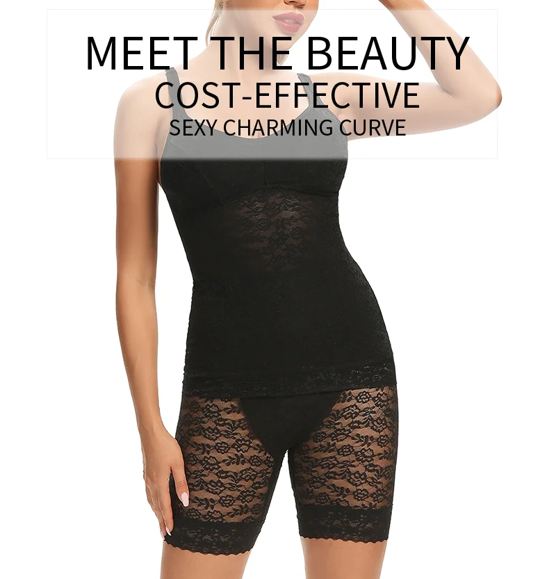 Description Picture 5 of itemLace Flat Belly Shaping Panties Sexy Seamless High Waist Boxers for Women Tummy Control Shapewear Butt Lifter Shorts Colombianas