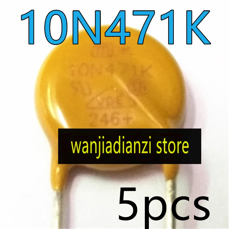 LIBCAM Varistores De 20 Piezas 470V, 10D471K 10D-471K 10D471 Resistencia Varistor VDR VSR, Resistencia Dependiente Del Voltaje De Metal For Electricidad