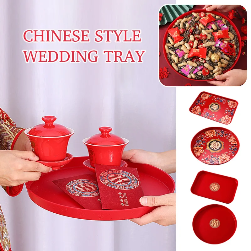 Tea Tray Tea Set Chinese Traditional Plastic Tea Tray Kitchen Storage