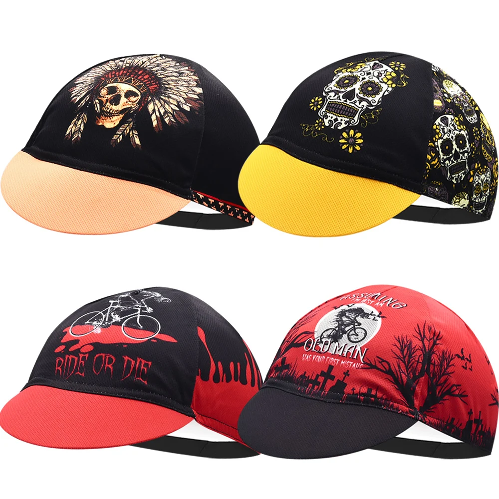 Cycling Cap Breathable Unisex 4 Styles Skull