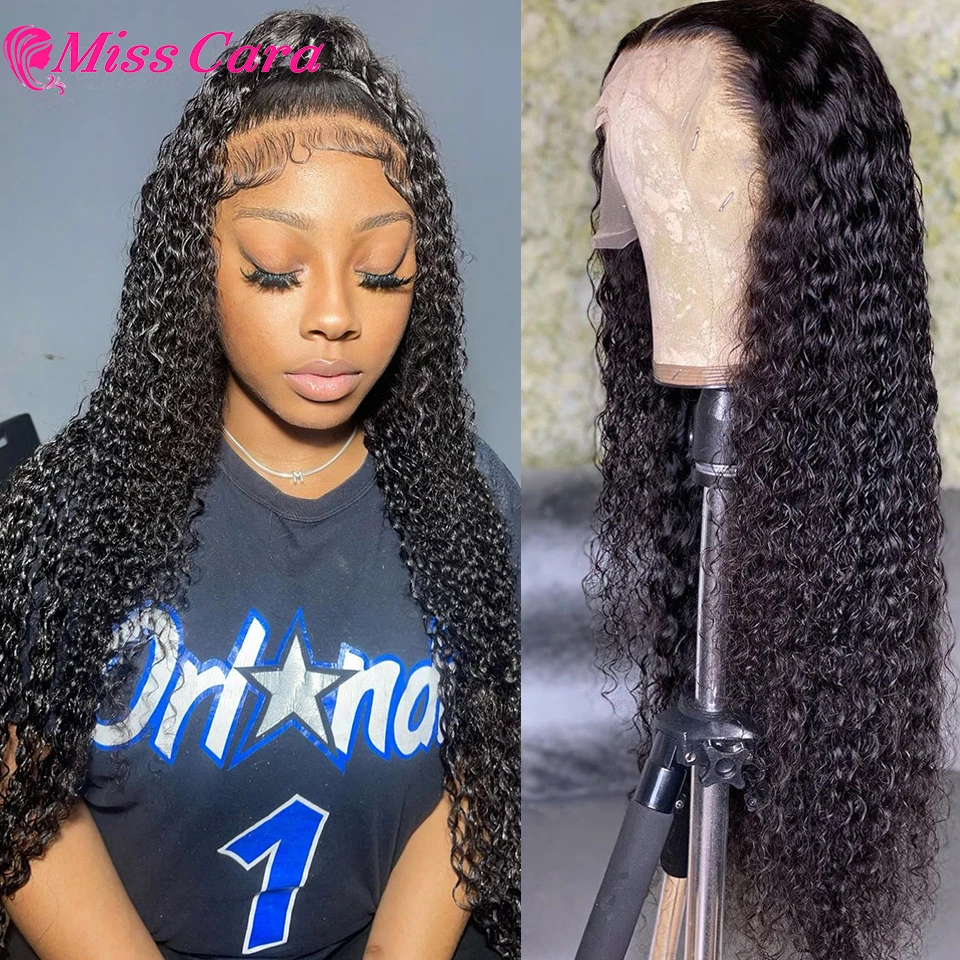 

Miss Cara 5x5 Lace Closure Wig Water Wave Wig 13x4 Lace Front Wig For Woment Water Curly Wave Wig 13x4 Lace Front Human Hair Wig