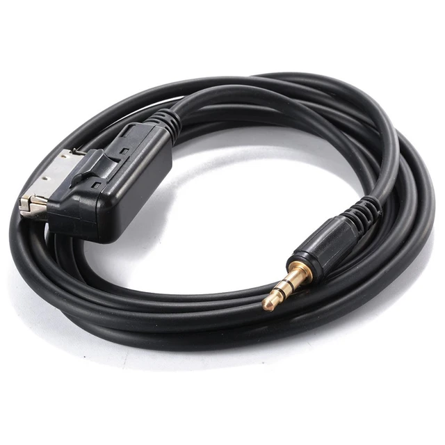 Aux-in 3.5mm Jack For Iphone Mp3 To Ami Adapter Stereo Music Media Audio  Interface Cable For Mercedes Benz Aux Cable - Audio & Video Cables -  AliExpress