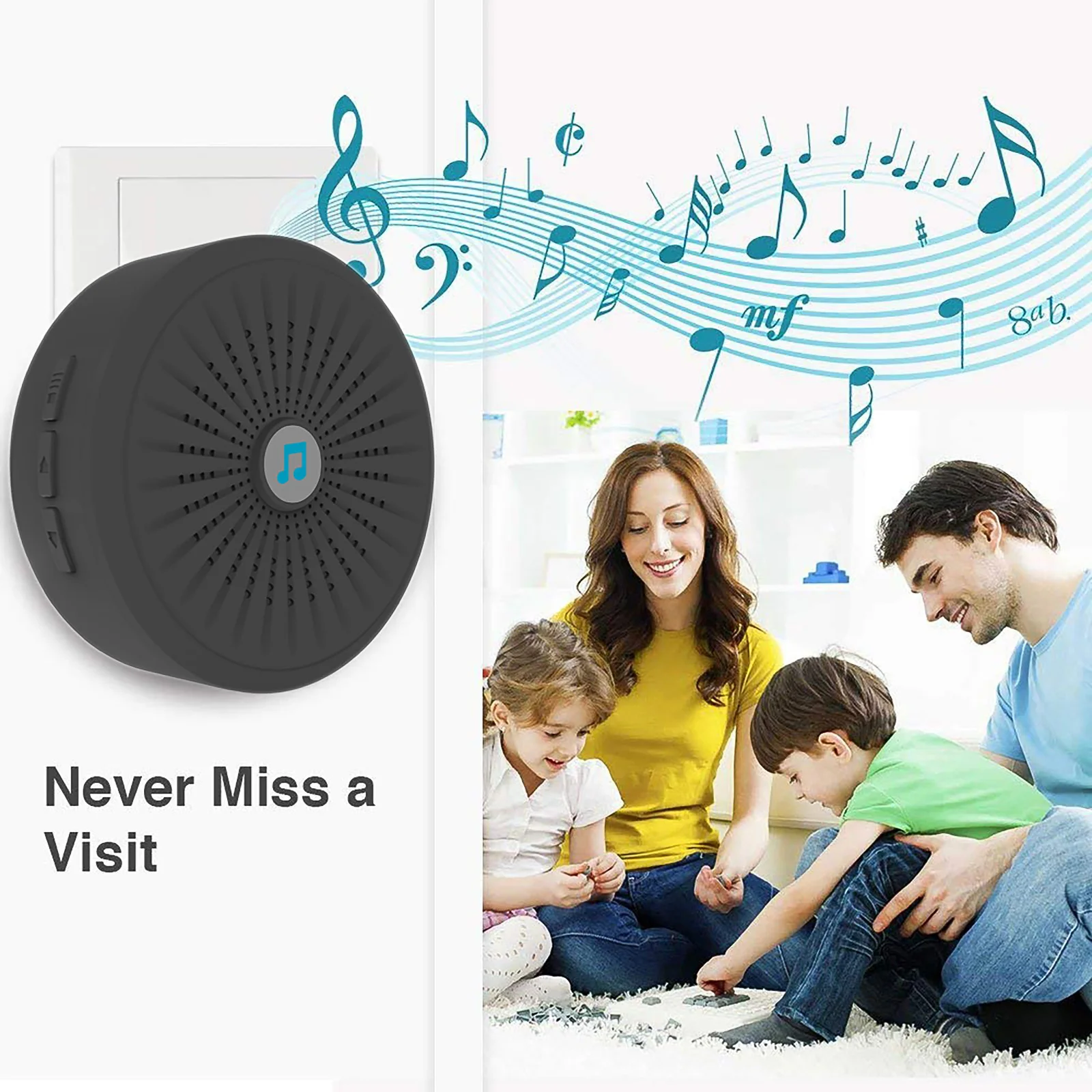 de vaso com botao toque campainha cachorro campainha sem fio 01