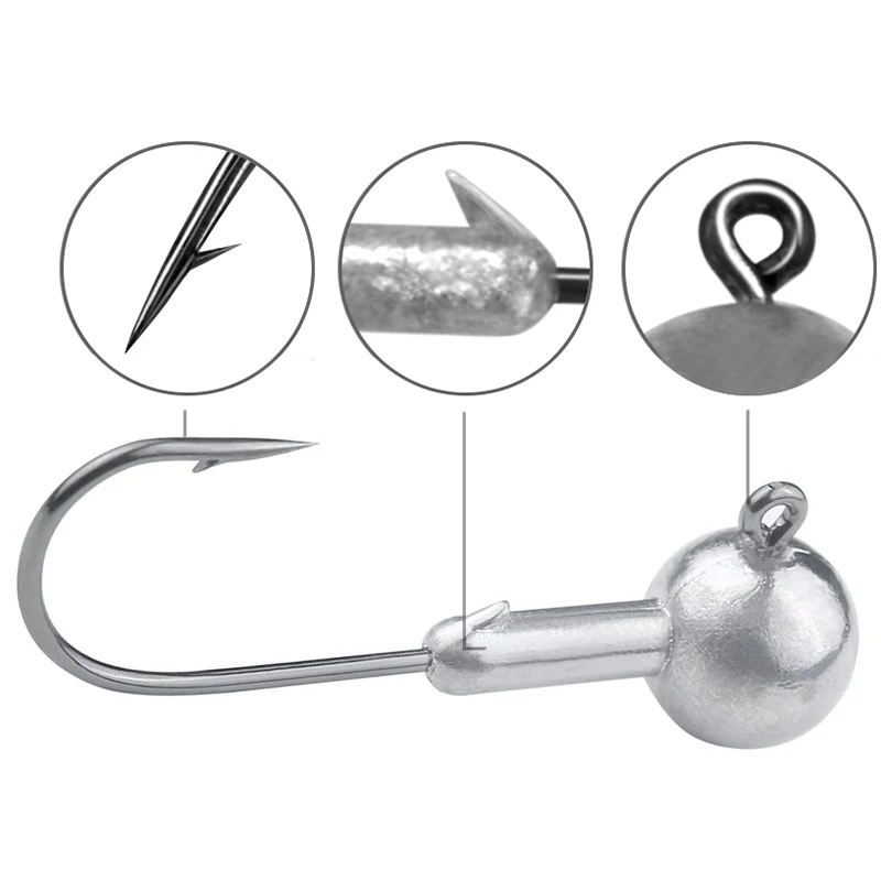 Moule En Aluminium Pour Têtes De Plomb De Pêche - Gabarit Rond, Collier Plat, Tailles 3-12g