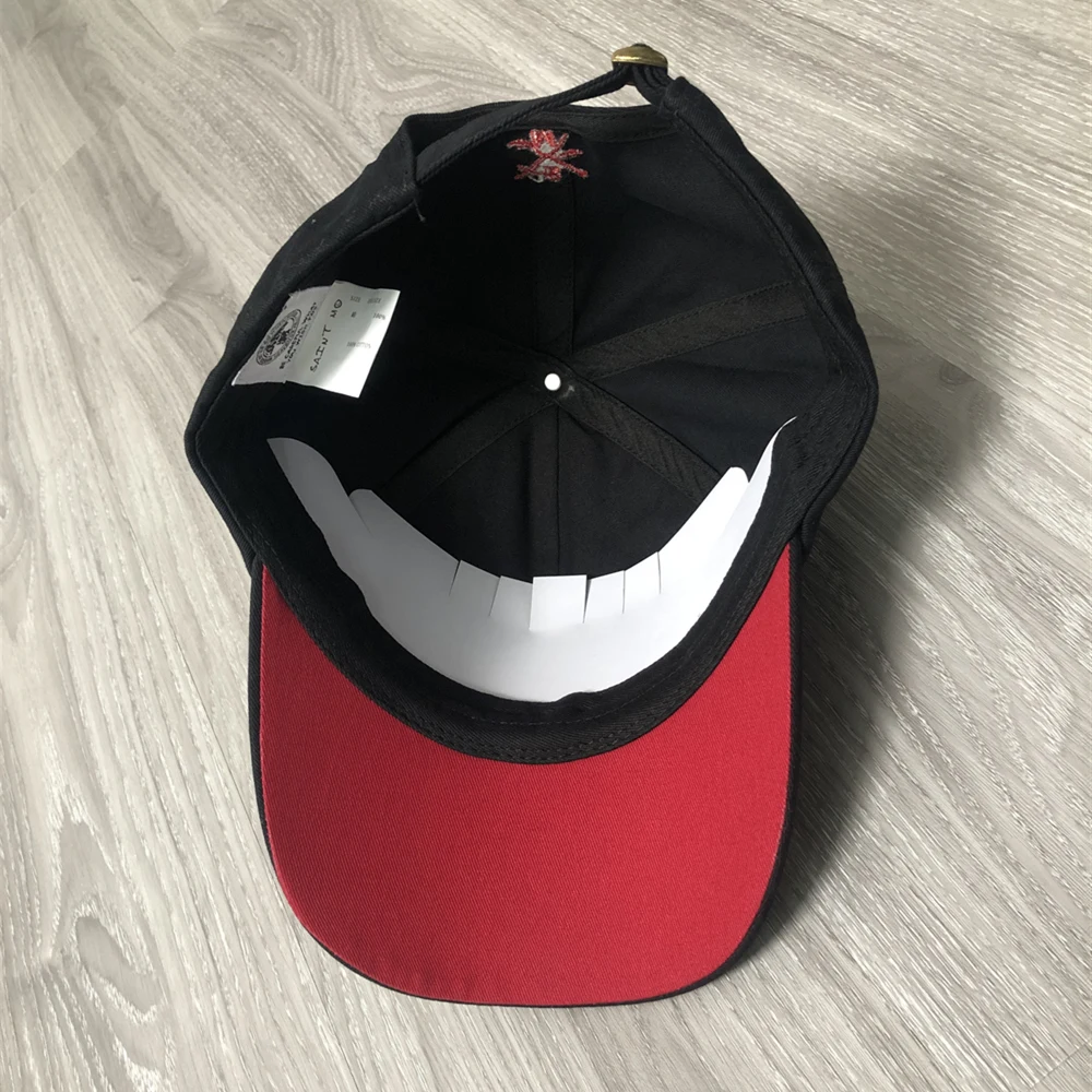 Frog Drift SAINT MICHAEL Streetwear Vintage Fashion Brand Embroidery LOGO Sunshade Adjustable Baseball Cap Hats For Men Unisex