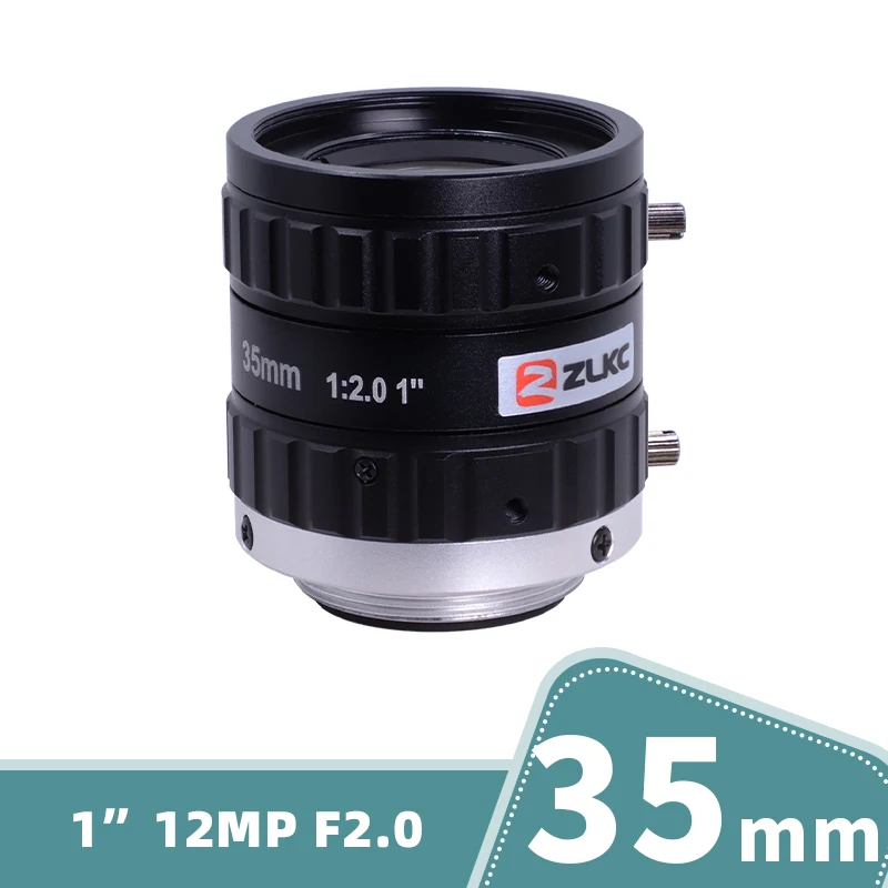 ZLKC fa 12mp c halterung 16mm 1 "f2.5 Bild verarbeitung objektiv feste Brennweite Industrie kamera manuelle Iris zur Position ierung der Messung – Detail 8