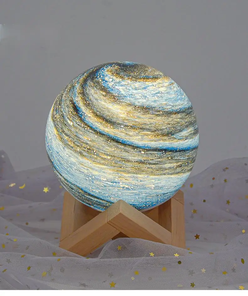 

Llow Star Planet Moon Moon Crystal Ball Little Night light projection atmosphere light creative gift New strange gift