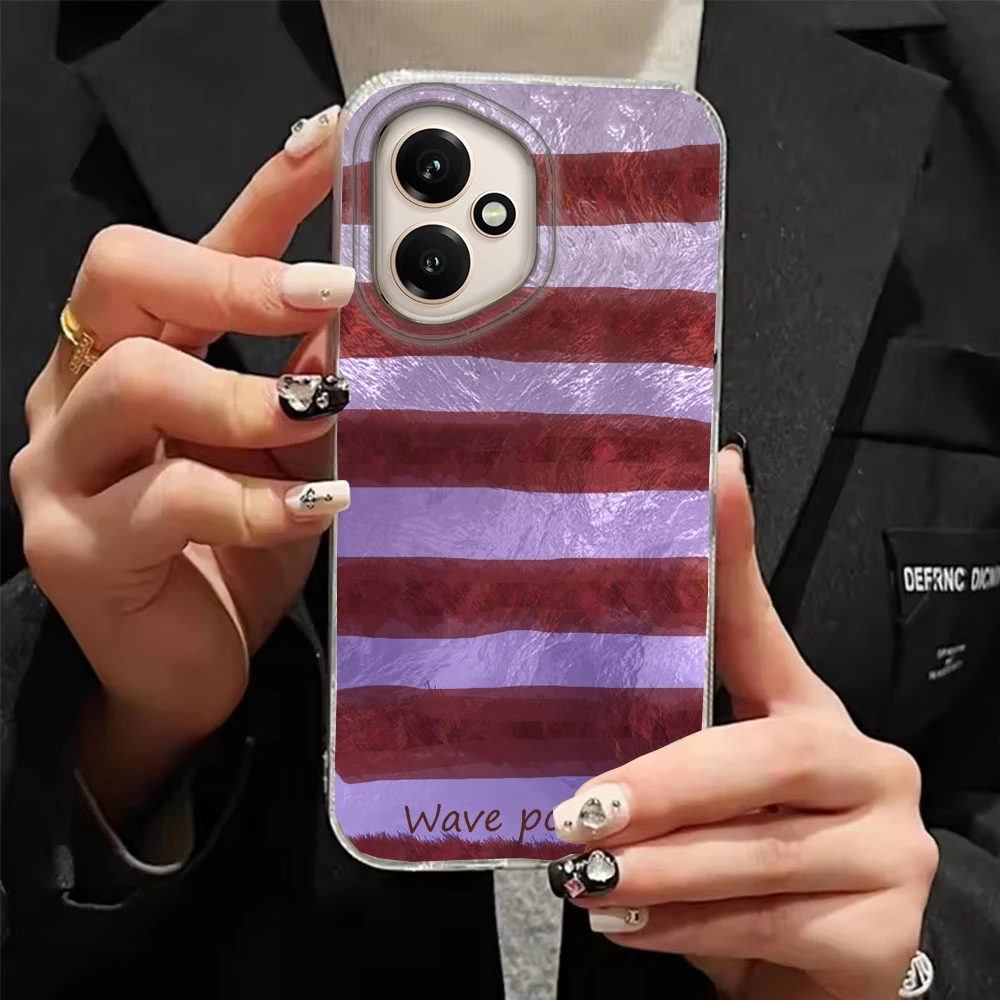 Color Striped Minimalist Phone Case Cover