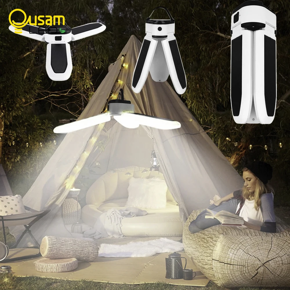 Camping Lantern Portable Light Camping Light Led Rechargeable workshop Lamp Emergency Camp Equipment Bulb Powerful Solar or Usb