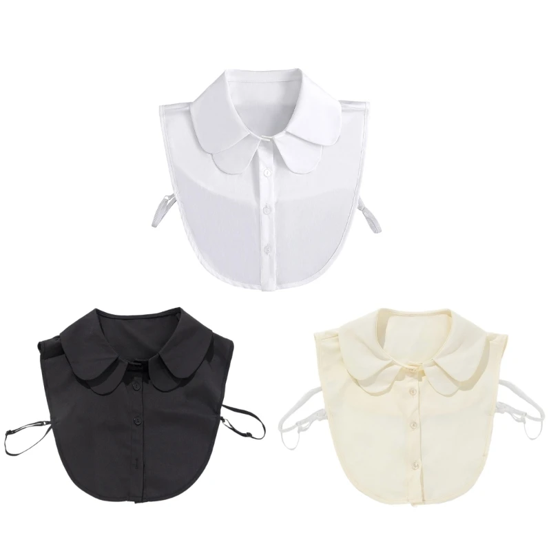 

Elegant Detachable Collar Universal Faux Collar Half Shawl Sweater Collar Insert