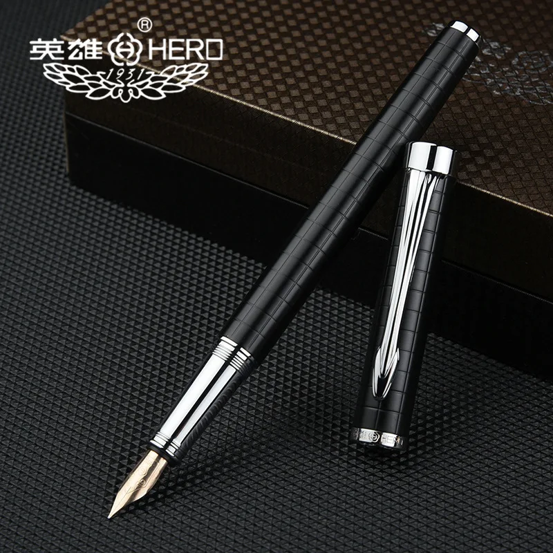 HERO Pen H700 10K Gold Pen Practice Pen Business Office Gift Supply Writing Boutique Gift shanlian lake pen room four treasures set brush set calligraphy practice beginner entry boutique gift box full set