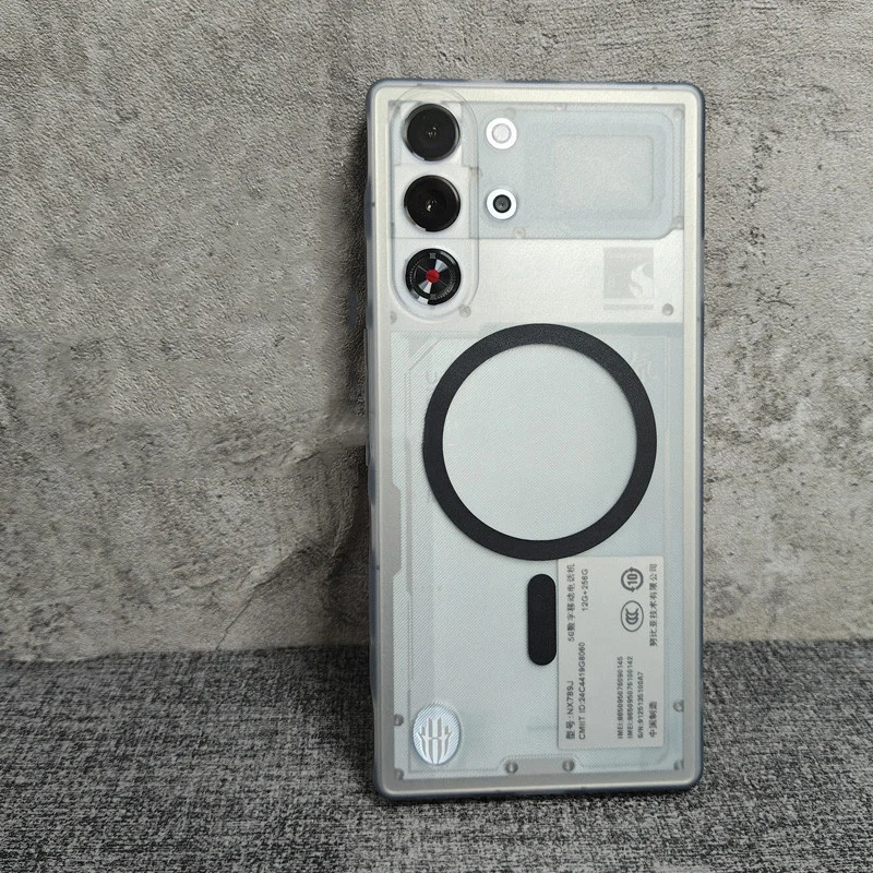 Shockproof Matte Clear Magnetic Soft TPU Slim Back Case - Anti-Fingerprint