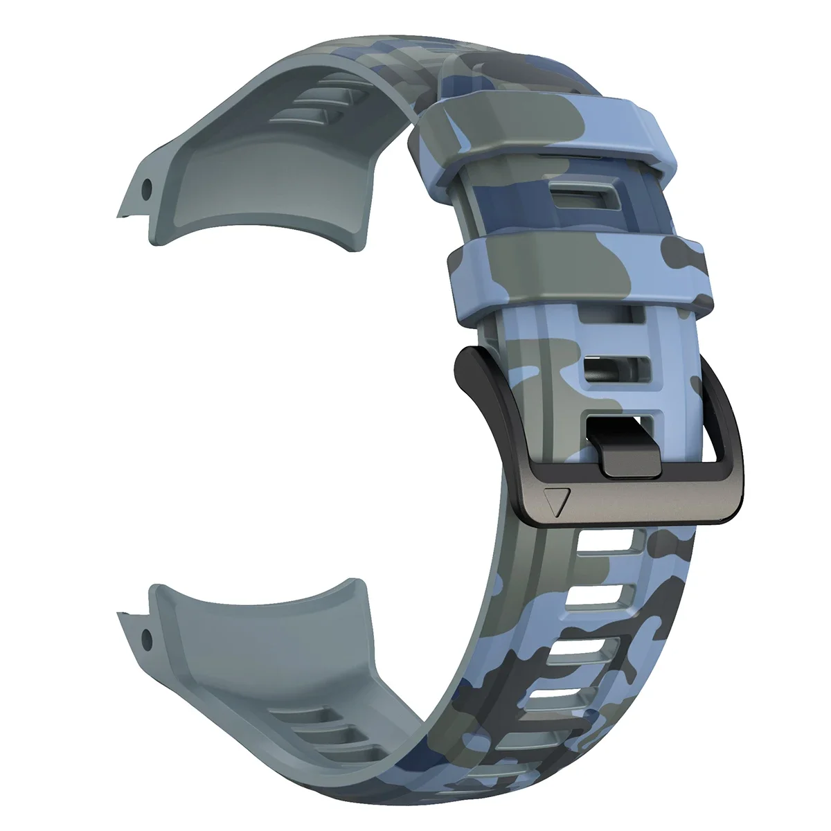 Camouflage Printed Silicone Strap for Sports Watch Bracelets