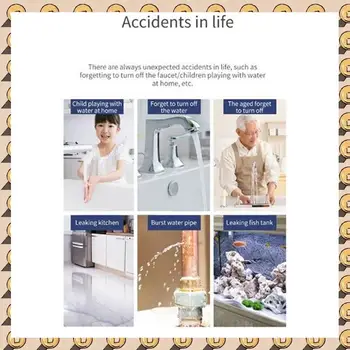 A003 3Pcs Zigbee Water Sensor Tuya Leak Detector Flood Water Leakage Detector Alarms Smart Life Control Need Zigbee Gateway 1