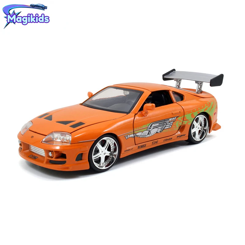 

Jada 1:24 Fast and Furious 1995 Toyota Supra toys for boys model car Metal Car Diecast Children Gift Collection J187