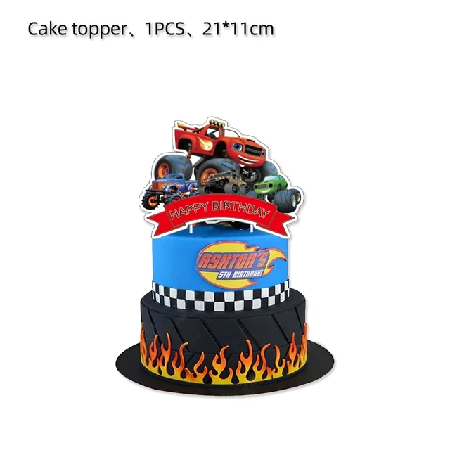 Décoration de Gâteau Voiture, 31 Pièces Cars Cupcake Topper, Jouet
