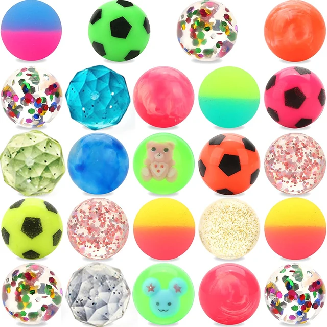 10PCS Bouncing Balls 25mm Rubber Children Toys Elastic Ball Mixed Style Indoor and Outdoor Toy Float Ball Birthday Gift TMZ 10PCS Bouncing Balls 25mm Rubber Children Toys Elastic Ball Mixed Style Indoor and Outdoor Toy Float Ball Birthday Gift TMZ