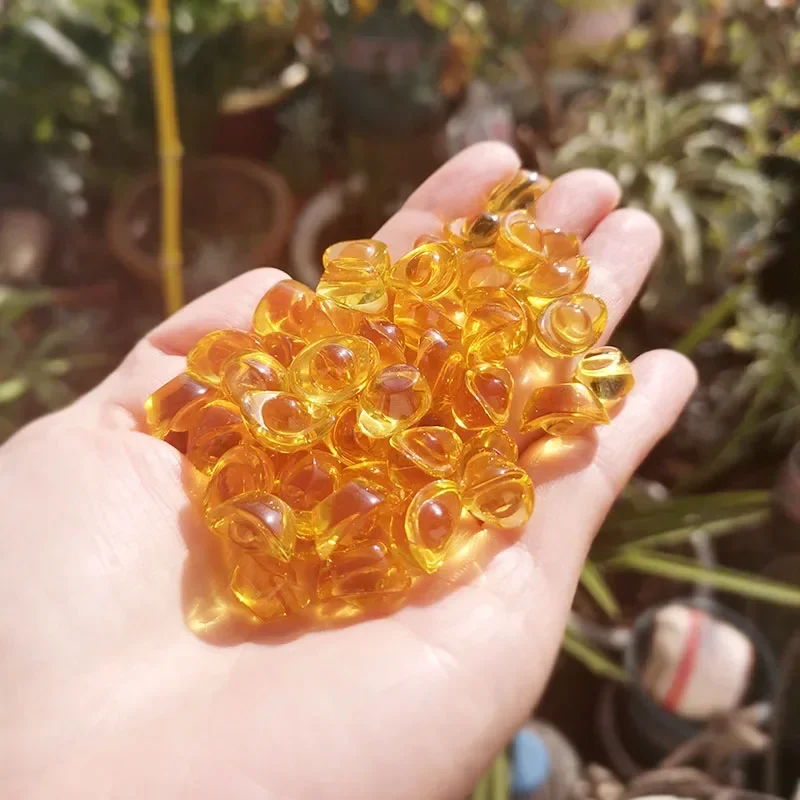Ornament Crafts Miniature Ornament Gold Ingot Ornament Miniature Figurines Crystal Ornament 50 Pcs 15mm Chinese Style Figurine Mini Crystal Gold Ingots Paperweight Feng Shui Crafts