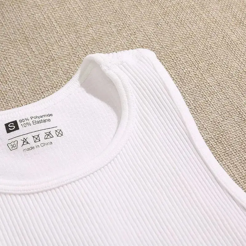 Women's Seamless Ribbed Knit Sports Vest