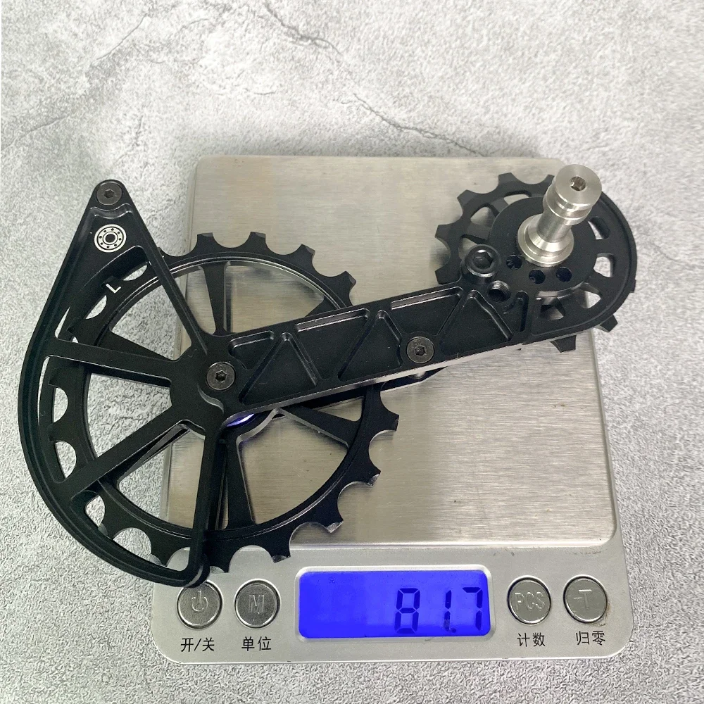Kolossos Schaltwerk-Riemenscheibe mit übergroßem Lager, 82 g, für 105 ULTEGRA R9100 R8000 11s & Sram Red Force ETap AXS 12-Gang – Detail 6
