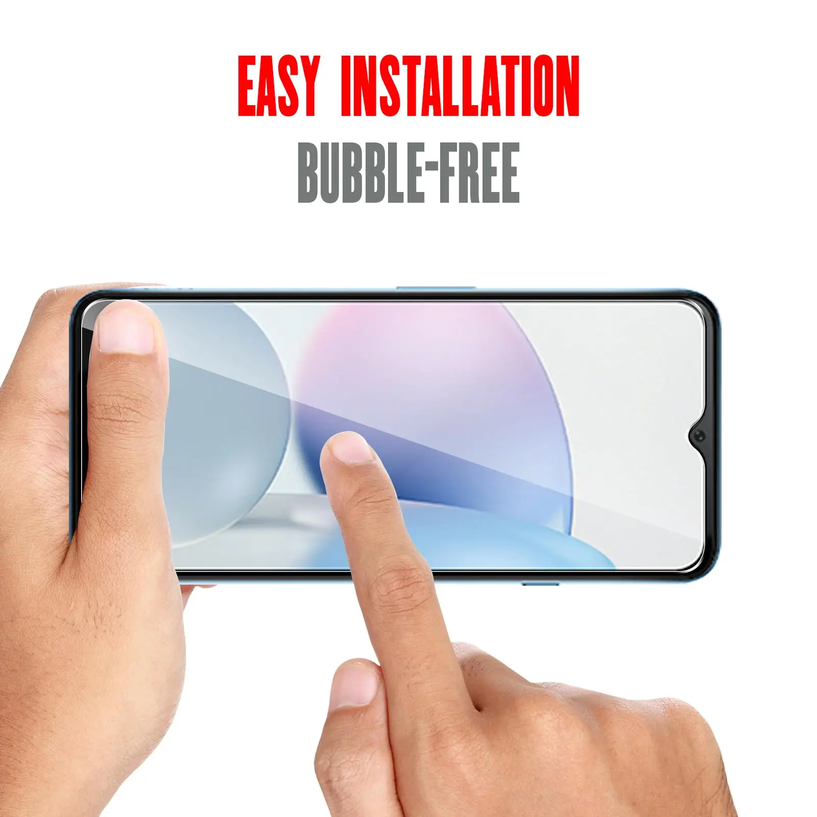 Ultra-Clear Tempered Glass Screen Protector - High Aluminum 9H Hardness, Case-Friendly Design