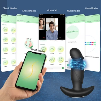 Bluetooth Anal Vibrator Sex Dildo Anal Plug Vibrators For Men Gay Prostate Massager Dildos For Women Sex Toys For Gay Men Asses 2