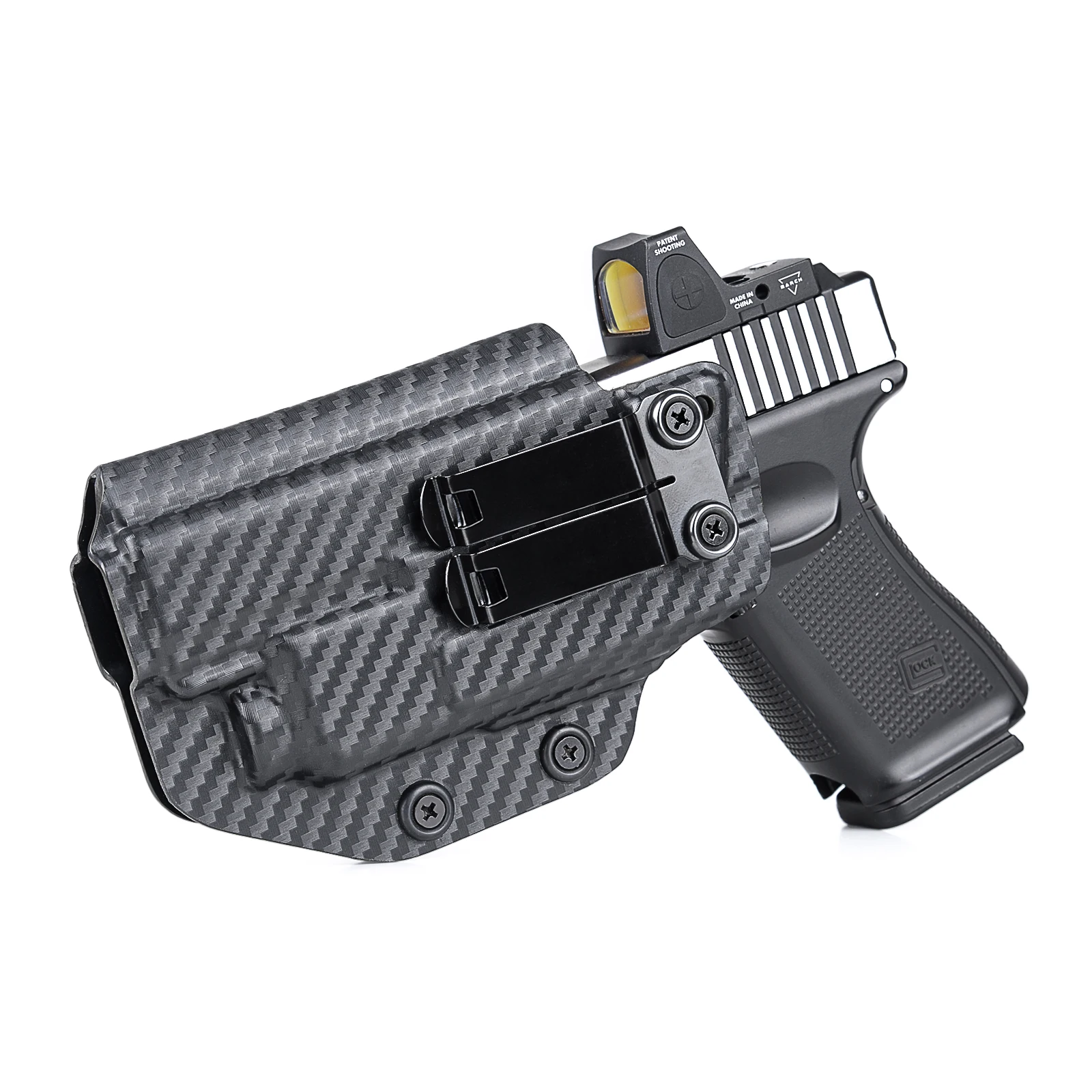 IWB Kydex Holster for Glock 19 23 25 32 44 45 w/ Streamlight TLR-8 8A 8G Tactical Flashlight Inside Waistband Concealed Carry 6