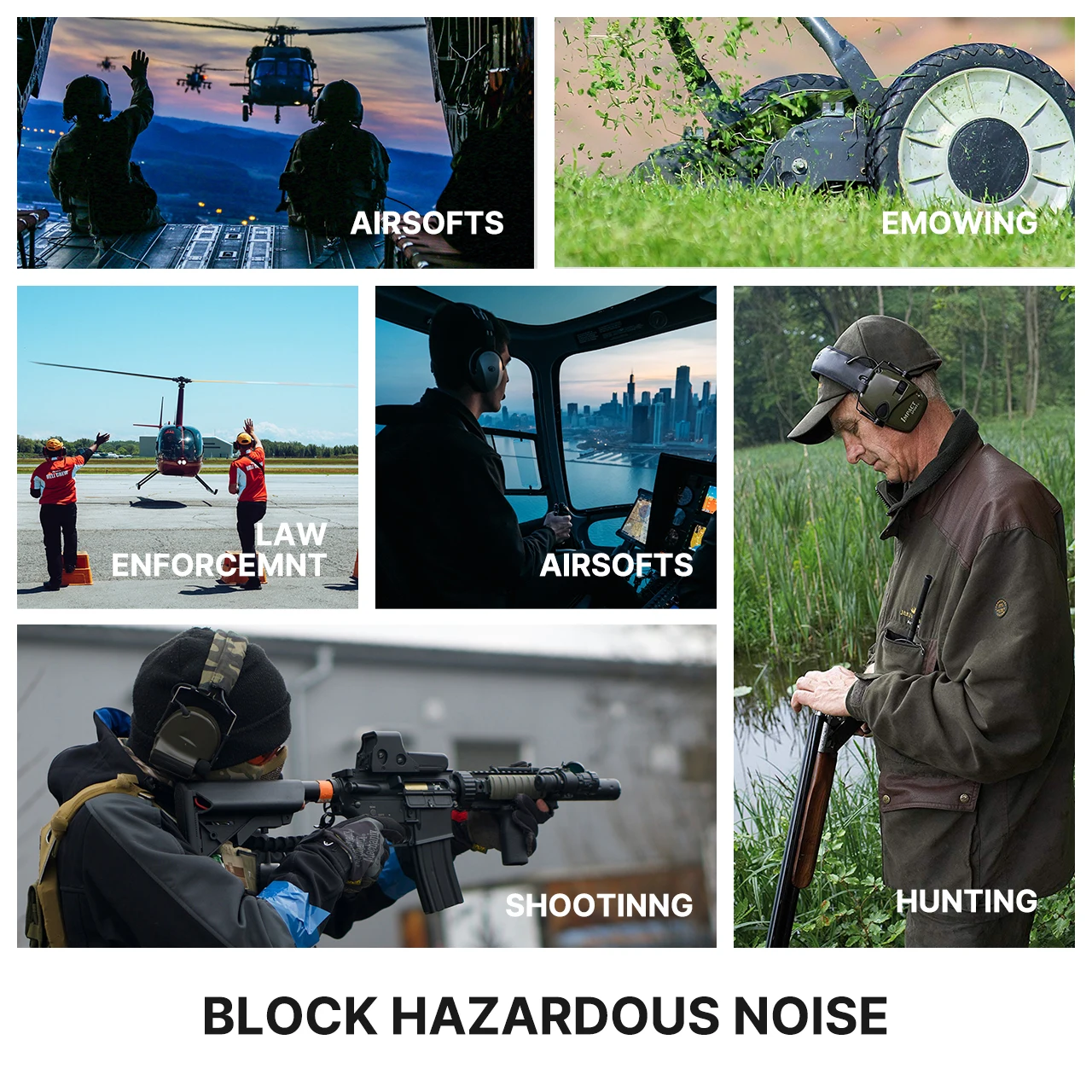 Tactical anti-noise Earmuff for Hunting shooting headphones Case Noise reduction Electronic Hearing Protective Ear Protection shooting earmuffs anti noise earmuffs ear protection earmuffs hearing protection headphones shooting headphones