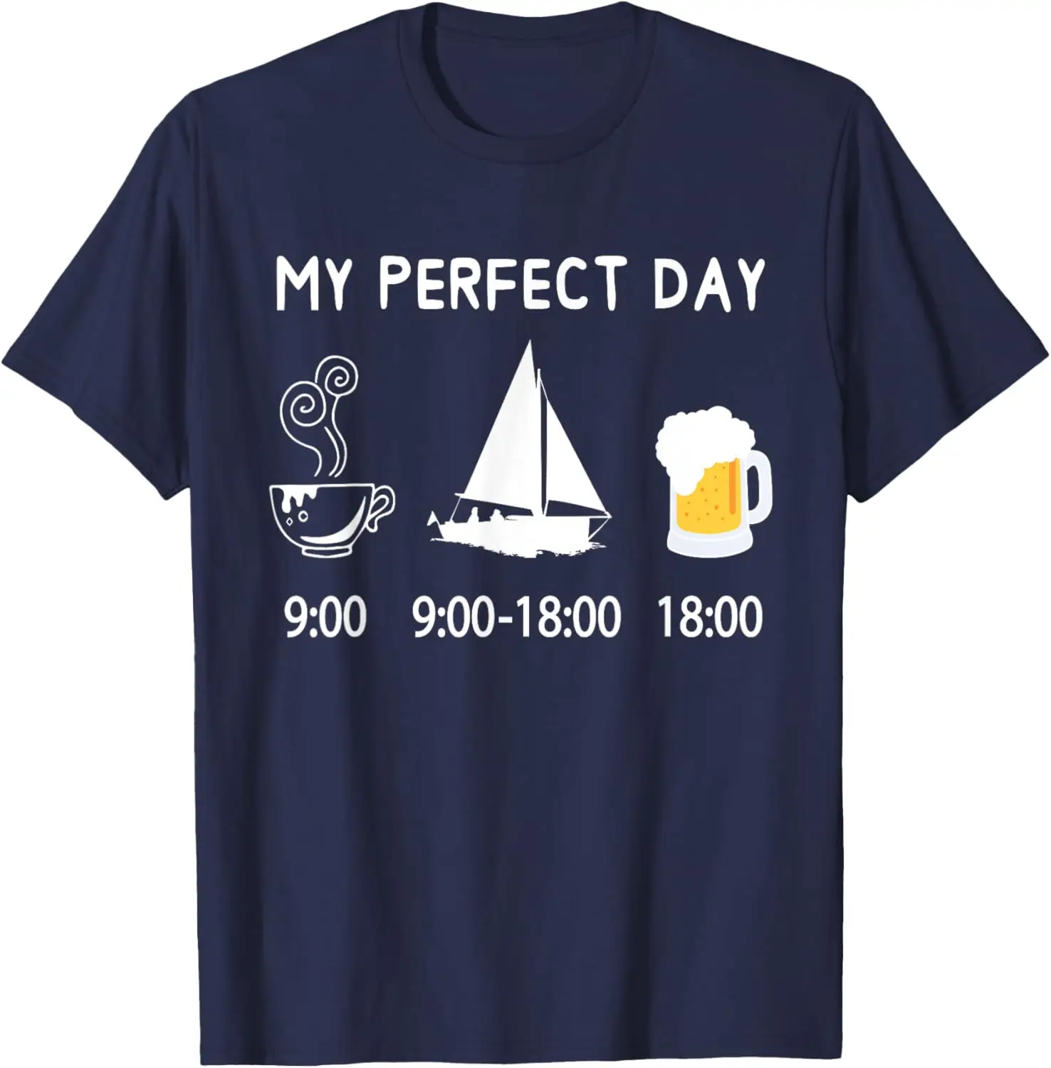 Perfect Day Sailing T-Shirt - Nautical Sailor Gift Tee