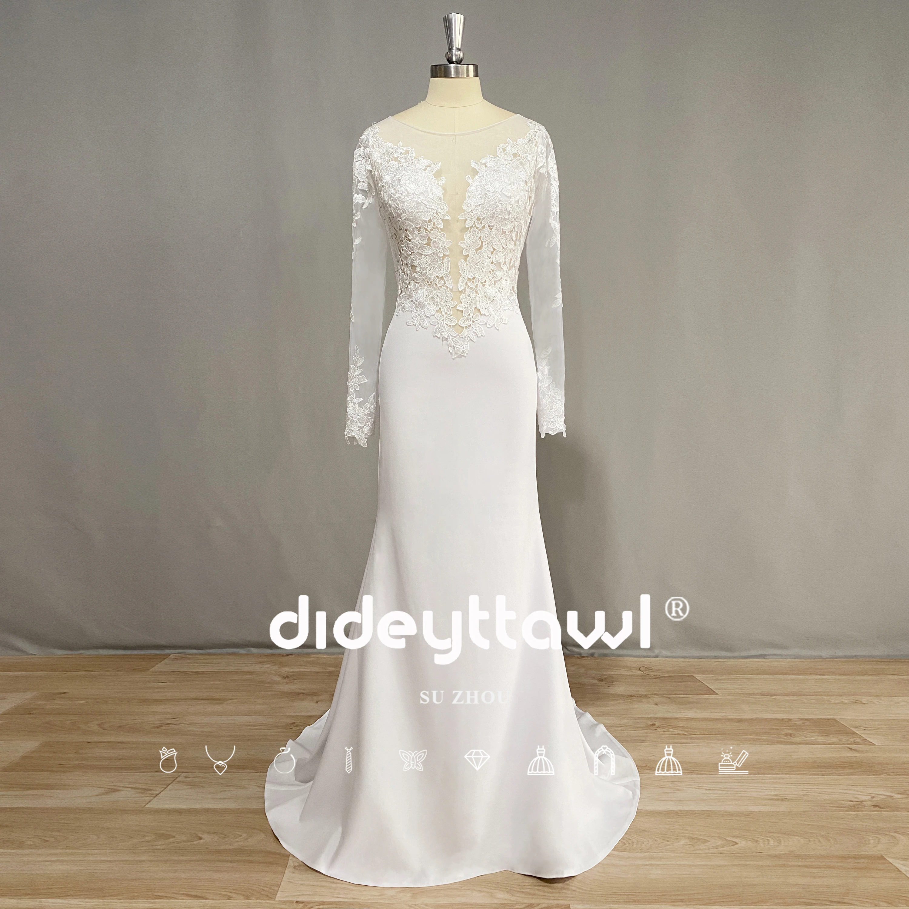 Рисунок 3 - Женское свадебное платье с юбкой годе DIDEYTTAWL