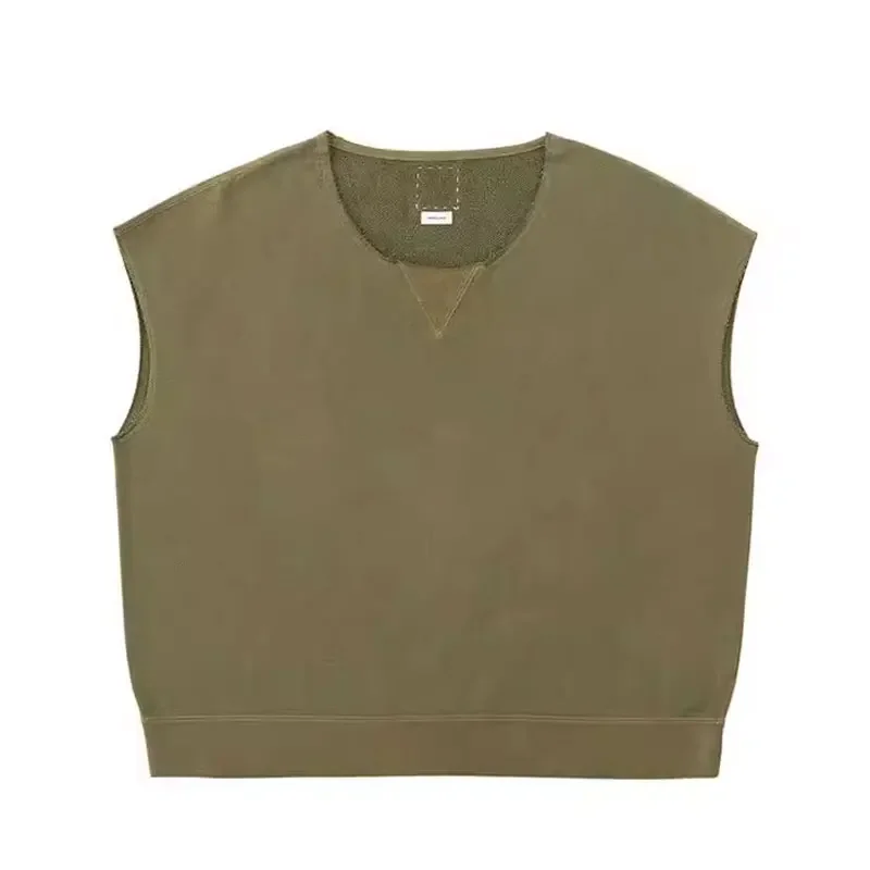 

VISVIM 23SS Nakamura Japanese fashion base sports old solid color waistcoat vest short-sleeved vest T-shirt