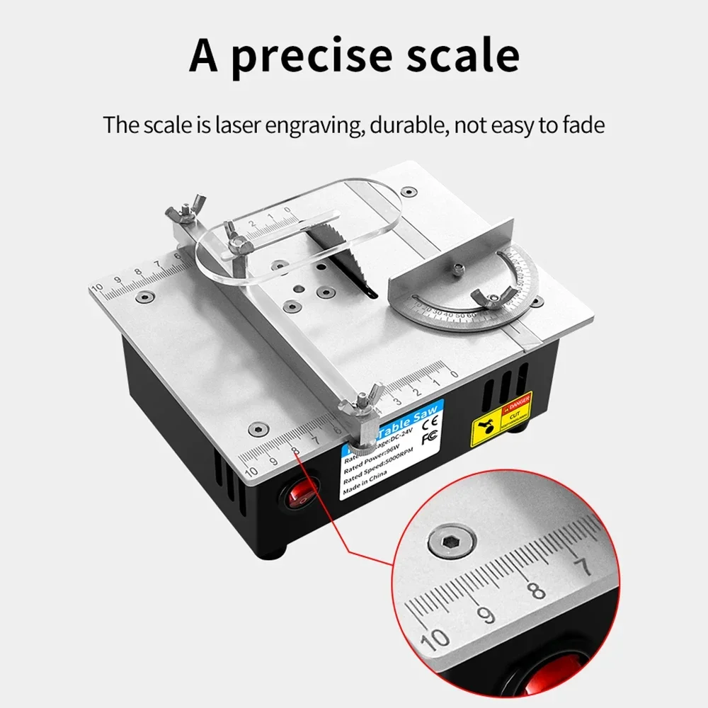 Mini Multifunctional Table Saw Electric Desktop Saws Small Household DIY Cutting Tool Woodworking Bench Lathe Cutter Machine