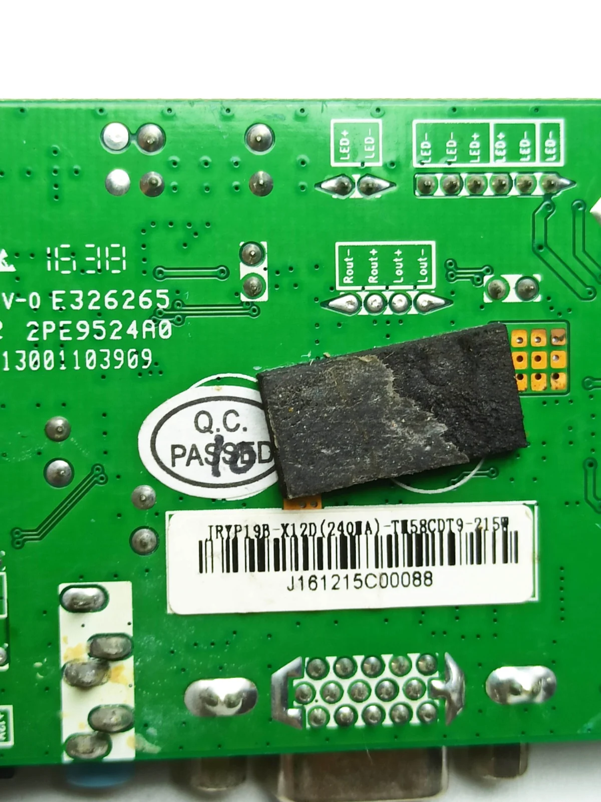 일반 JRY-W58CDT9-AV6 XY-W58CDT9-AV7 드라이버 보드, HDMI-LVDS 마더 보드