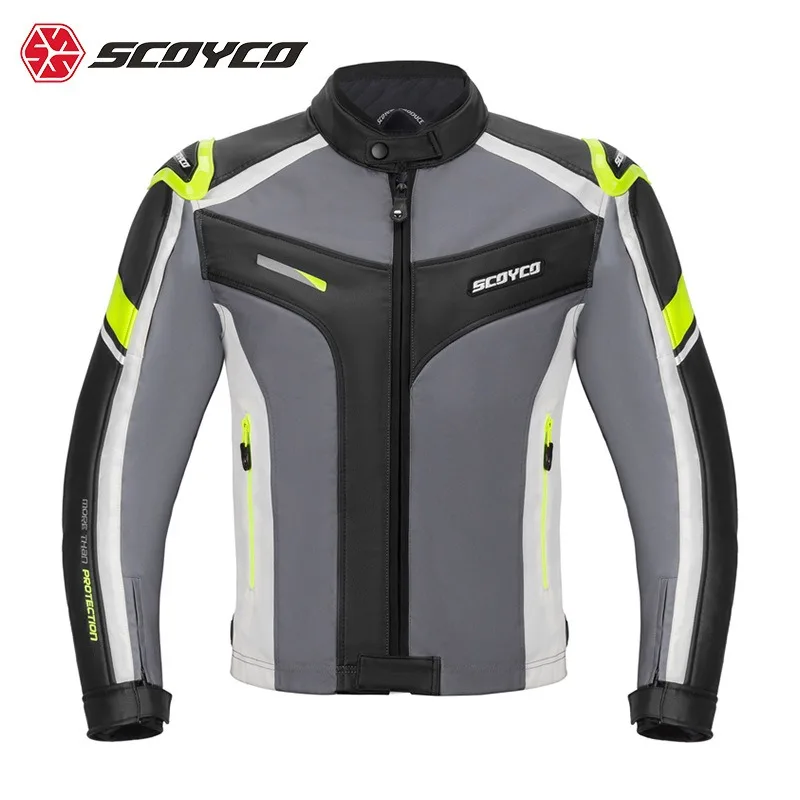 봄 여름 남녀공용 오토바이 라이딩 재킷 통기성 통풍 안전 방지 내마모성 슬림핏 바이커 레이싱 재킷