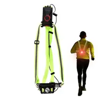 Adjustable Angle LED Running Vest With Rechargeable Battery, Ultra Bright Light 2