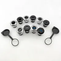 1Pcs Metal Round Socket Module D Type RJ45 Straight Through Network USB2.0 USB3.0 Connector Panel Mounting HDMI CAT6 - Image 6