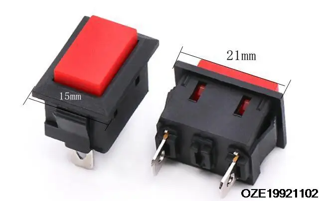 16 Interruttori A Bilanciere ON/OFF - 2 Poli, 250V/10A, Per Elettrodomestici E Auto (8 Rosso + 8 Nero) - Foto 6