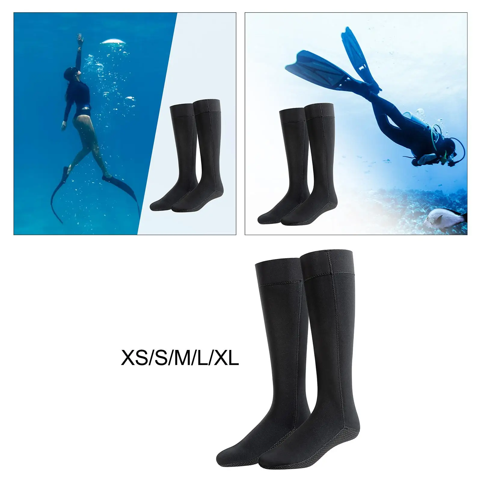 Diving Socks 3mm Neoprene Surfing Sock for Swim Sailing Kayaking