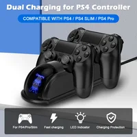 NEW Fast Charging Stand for PS4 Dock Dual Controller Charger Charging Station Gamepad Stand Holder Base For PS4/Slim/Pro - Image 2