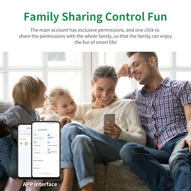 Tuya WiFi Temperature Humidity Sensor Home Automation Smart Life App Remote Control Monitoring With Alexa Google Home Voice 4