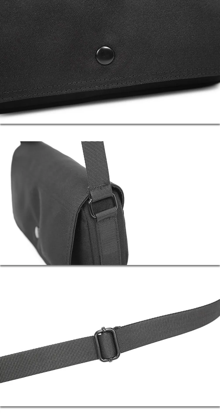 Stylish Crossbody Messenger Bag For Men Simple Solid Casual Design_voghion.com