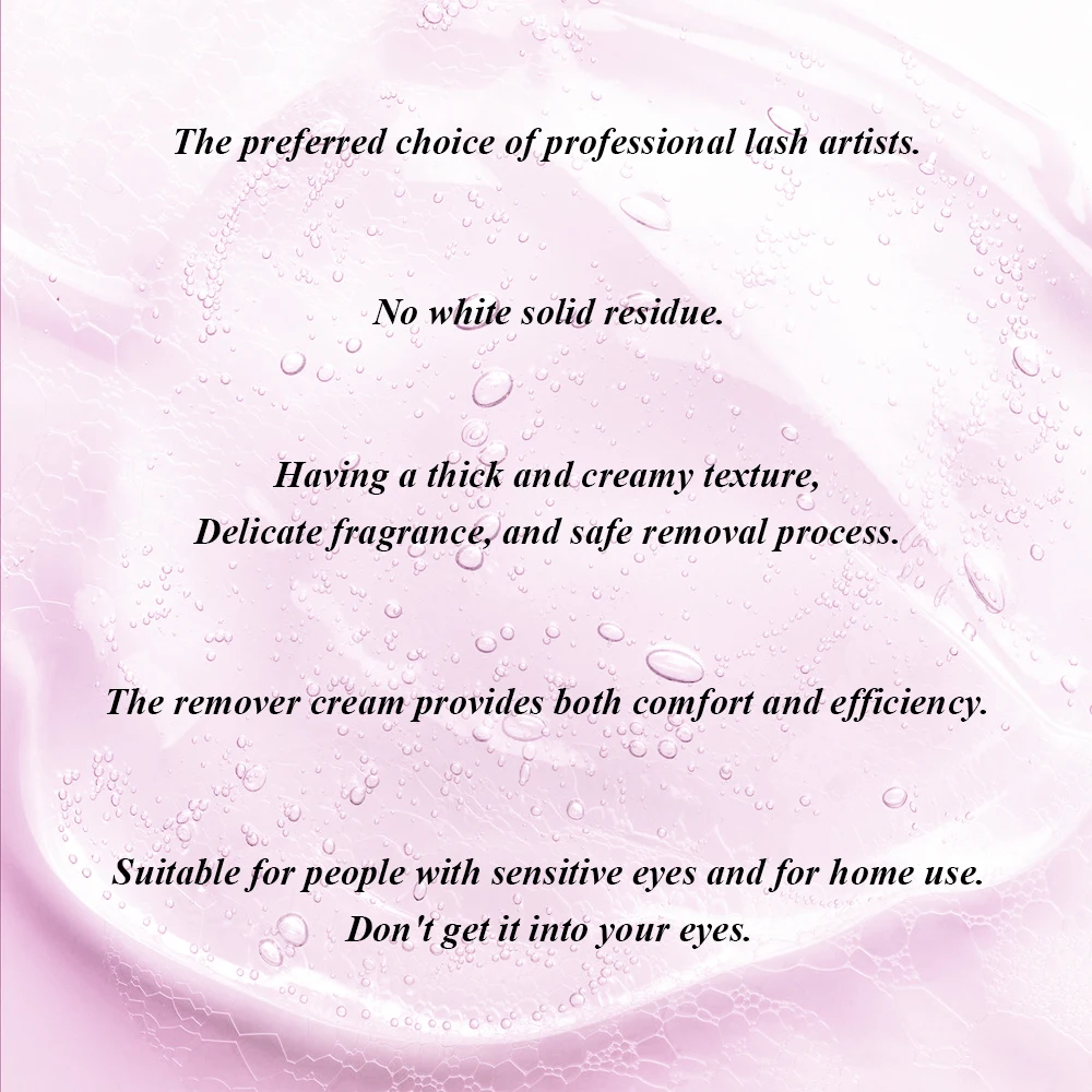 NAGARAKKU Professional Eyelashes Glue Remover False Eyelashes Tools Eyelash Extensions Tools Fruit Smell Cream Cream Remover 4