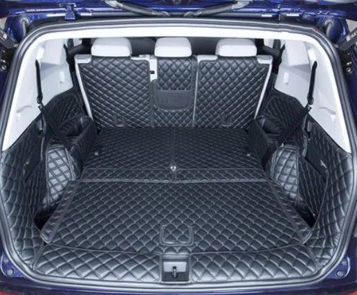 

High quality! Special car trunk mats for Volkswagen ID.6 CROZZ 2024-2022 6 7 seats waterproof cargo liner boot carpets cover