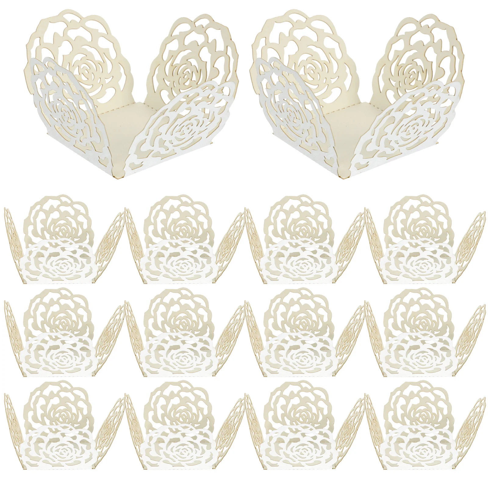 

Chocolate Caramel Candy Trays Muffins Chocolate Snacks Paper Liner Candy Cups Wedding Party Decoration